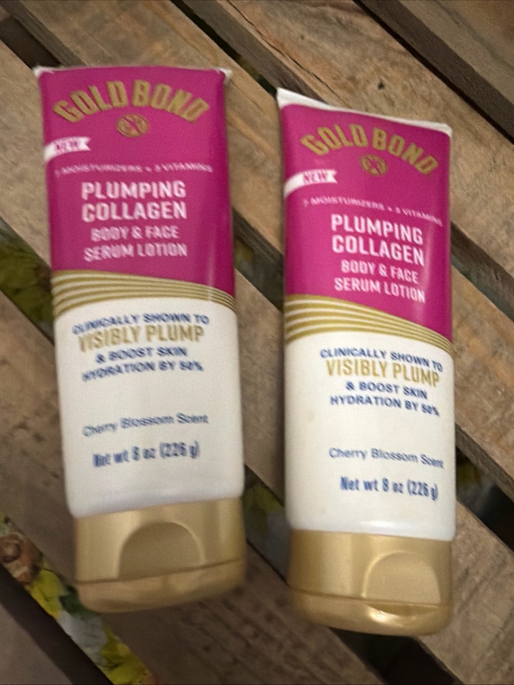 Gold Bond Plumping Collagen Body & Face Serum Lotion -(2) new